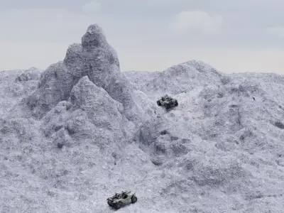 Rocky Terrain Free 3D model