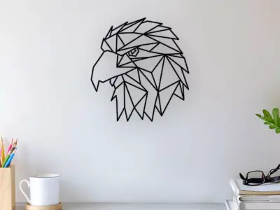 Eagle Wall Art 3D print model