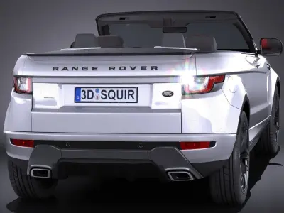 Land Rover Range Rover Evoque Convertible 2017 3D model