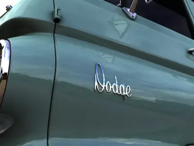 DODGE A100 COMPACT VAN 1964 3D model