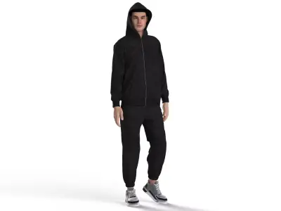 Male tracksuit 3D model