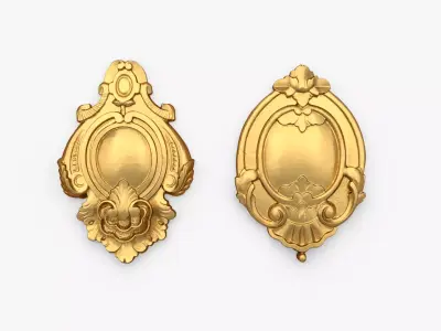 Classic decor ornament 284 3D model