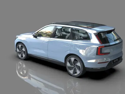 Volvo EX90 2023 Organizing 3D model