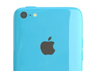 Apple iPhone 5c blue 3D model
