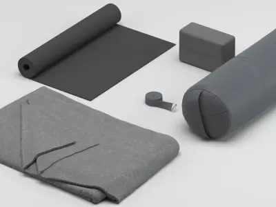 Gym MANDUKA YOGA EQUIPMENT 3D model
