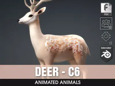 Deer-C6 3D model
