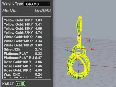 Pear Cut Drop Earrings 3D print model