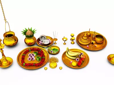 pooja props 3d models 3D model