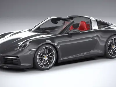 Porsche 911 Targa 4S 2021 3D model
