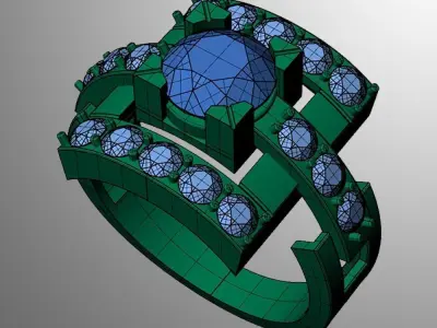 Ring akr 8 3D print model