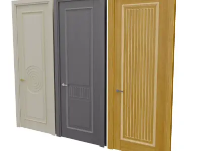Door set 3D model