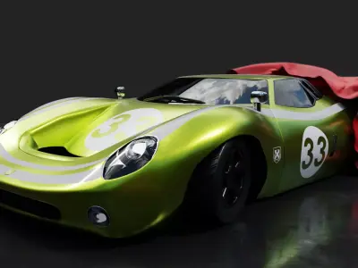 Jaguar XJ13 3D model