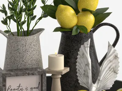 decorative set 66 3D model