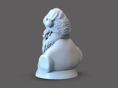 Santa Claus bust 3D print model buy
