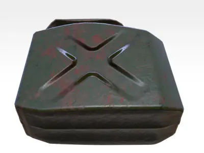 Fuel Tank - Type B Low-poly 3D model