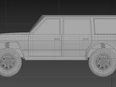 Nissan patrol y60 3d model 3D model