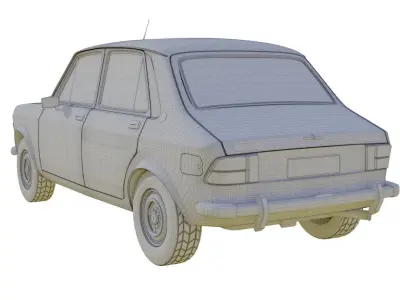 Stojadin Zastava 101 Car  3D model