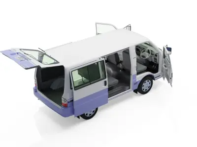 Mazda Bongo 2000 Low-poly 3D model