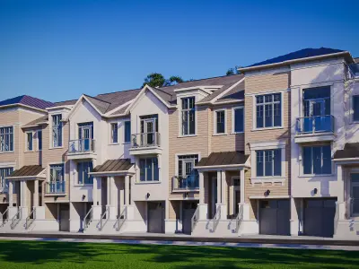 Exterior Townhouse 3D model