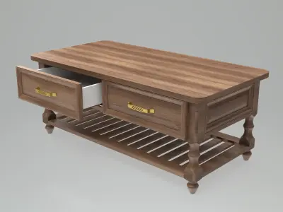 Coffee Table 3D Model 3D model