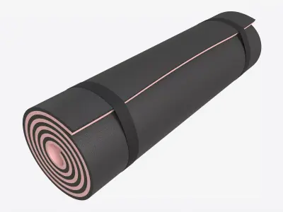 Camping Yoga Exercise Mat 3D model