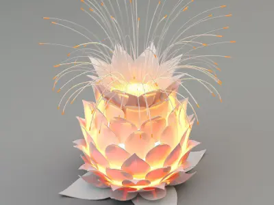Nightlight flower 3D model