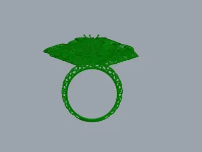 Ring design for women  3D print model