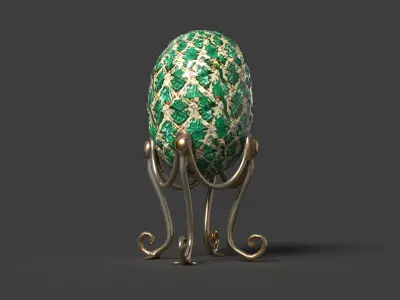 Russian Fabegre egg  3D model
