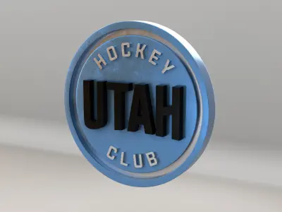 NHL Utah Hockey Club Team Logo 3D model