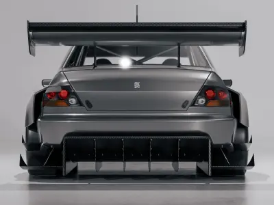 Mitsubishi Lancer Evolution IX Heavy Modification 3D model