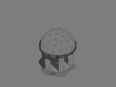 GAZEBO pillar Free 3D model