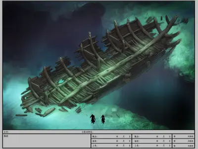 Game Shipwreck - Shipwreck 04 3D model