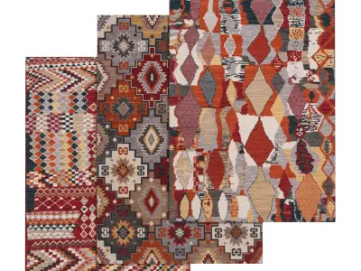 Rug Set 2067 3D model
