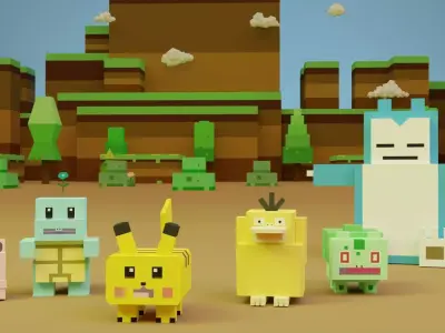 Pocket Monster Free 3D model