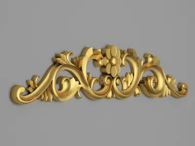 Classic Carved 012 3D model