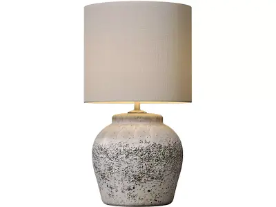 Rustic Table lamp Country Nightstand bedside European Provence  3D model