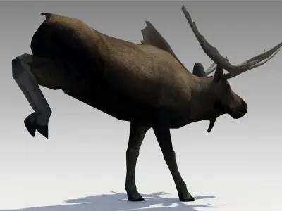Moose Low-poly 3D model