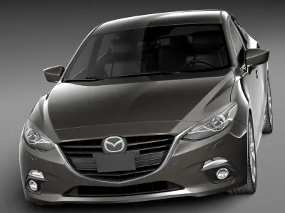 Mazda 3 Sedan 2014 3D model