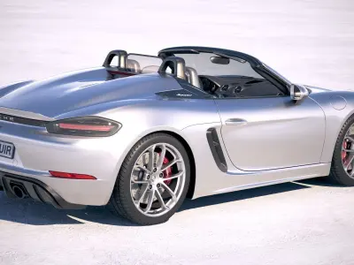 Porsche 718 Boxster Spyder 2020 3D model
