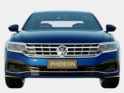 Volkswagen Phideon 2021 380 tsi Spec Low-poly 3D model
