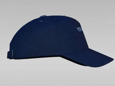 cap hat 3D model