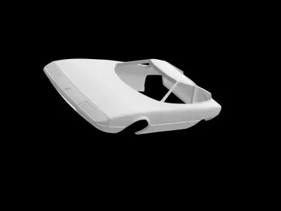 Citroen GS Camargue 3D print model