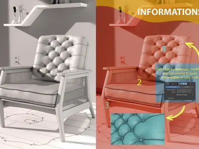ARMCHAIR For Indoor And Outdoor Environments - 3D model