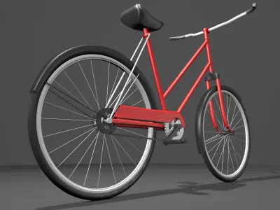 Red Bike 3D model
