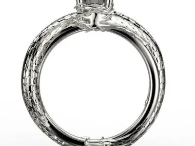 Draco ring Dragon 3D model