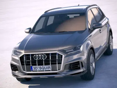 Audi Q7 Basic 2020 3D model