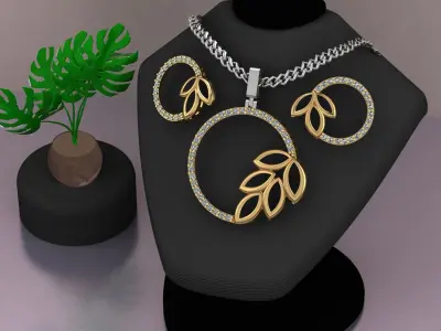 Necklace 3D print model purchase
