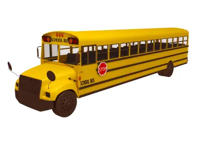 School Bus 3D model