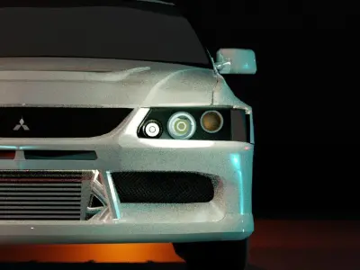 Mitsubishi Lancer Evolution 3D model