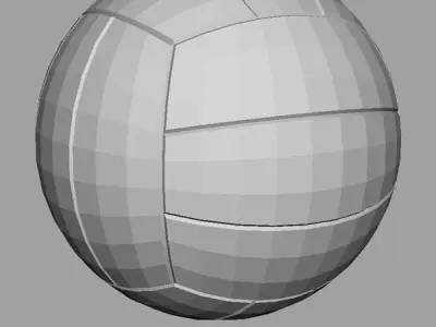 Volleyball ball 3D model